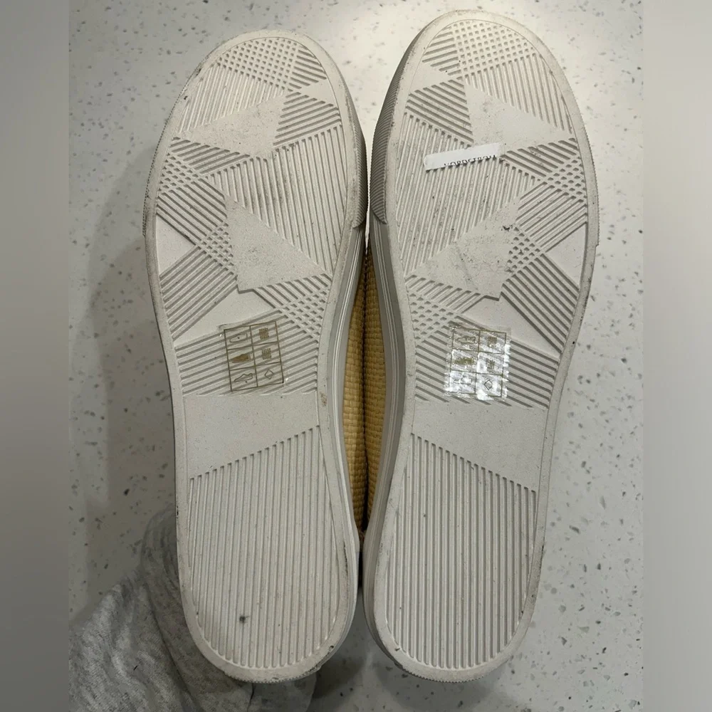 Jack Rogers Woven Raffia Sneakers Size 8